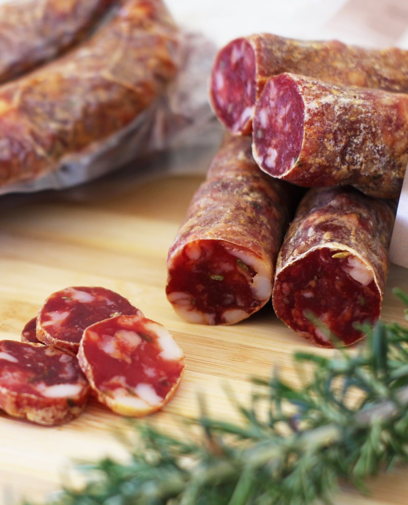 Salsiccia dolce - 350g sottovuoto - stagionatura 30 giorni 