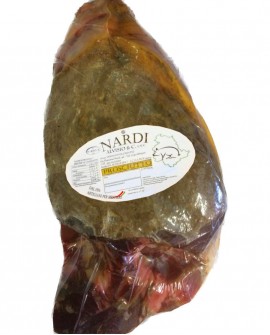 Prosciutto disossato ADDOBBO, 8Kg sottovuoto artigianale-allevato in Italia-stag.16 mesi Alta Norcineria-Prosciuttificio Nardi