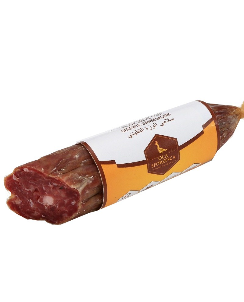 Salame stagionato d'oca CONVIVIO 250 g - Oca Sforzesca Vendita Online